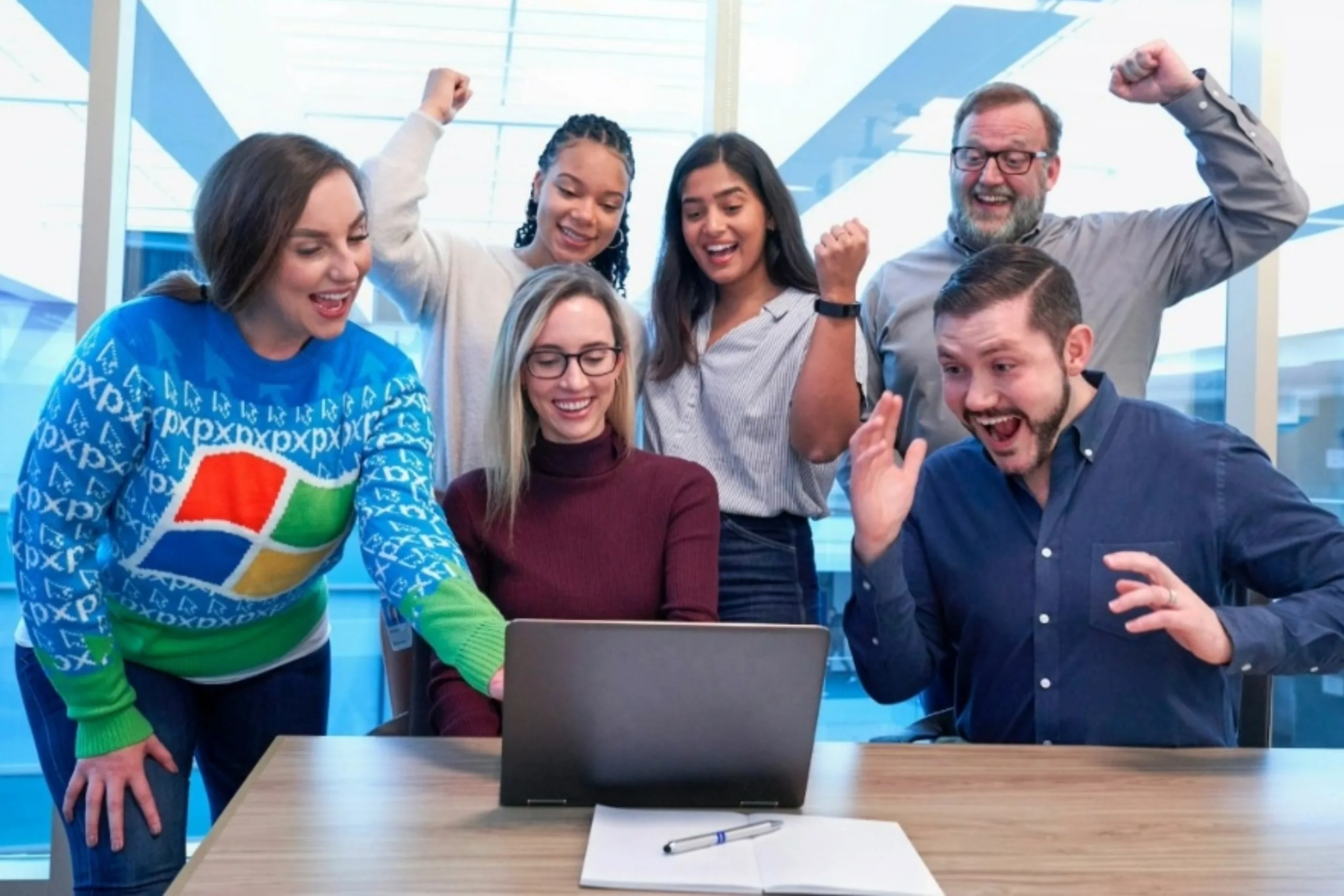 happy people after receiving compensation from an employer of record