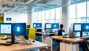 technology integration at modern shared service offices