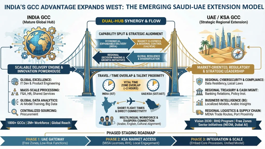 India and Gulf nations dual hub GCC strategy