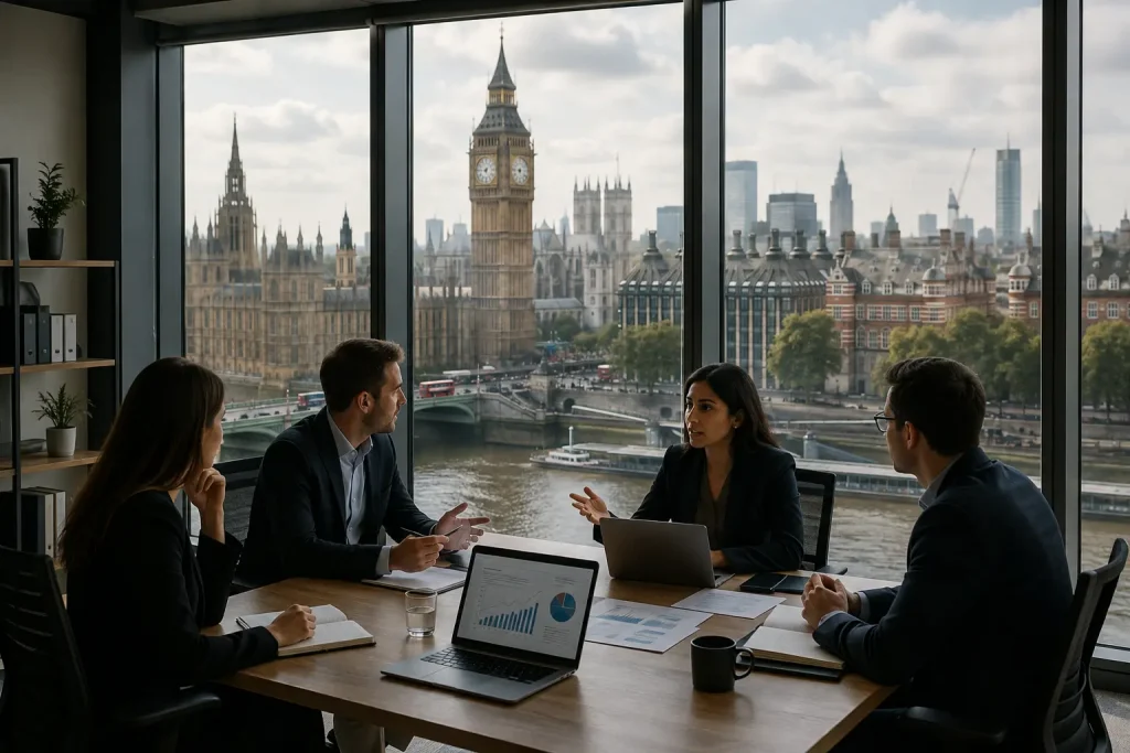 UK Firm discussing over where to set up there center and how to use build operate transfer