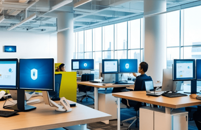 technology integration at modern shared service offices